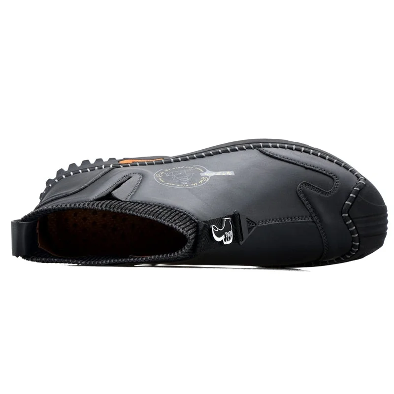 Nine o'clock New Arrivals Men Ankle Boots Autumn Breathable Slip-on Shoes Winter Plush Casual Botas De Hombre Trend Large Size