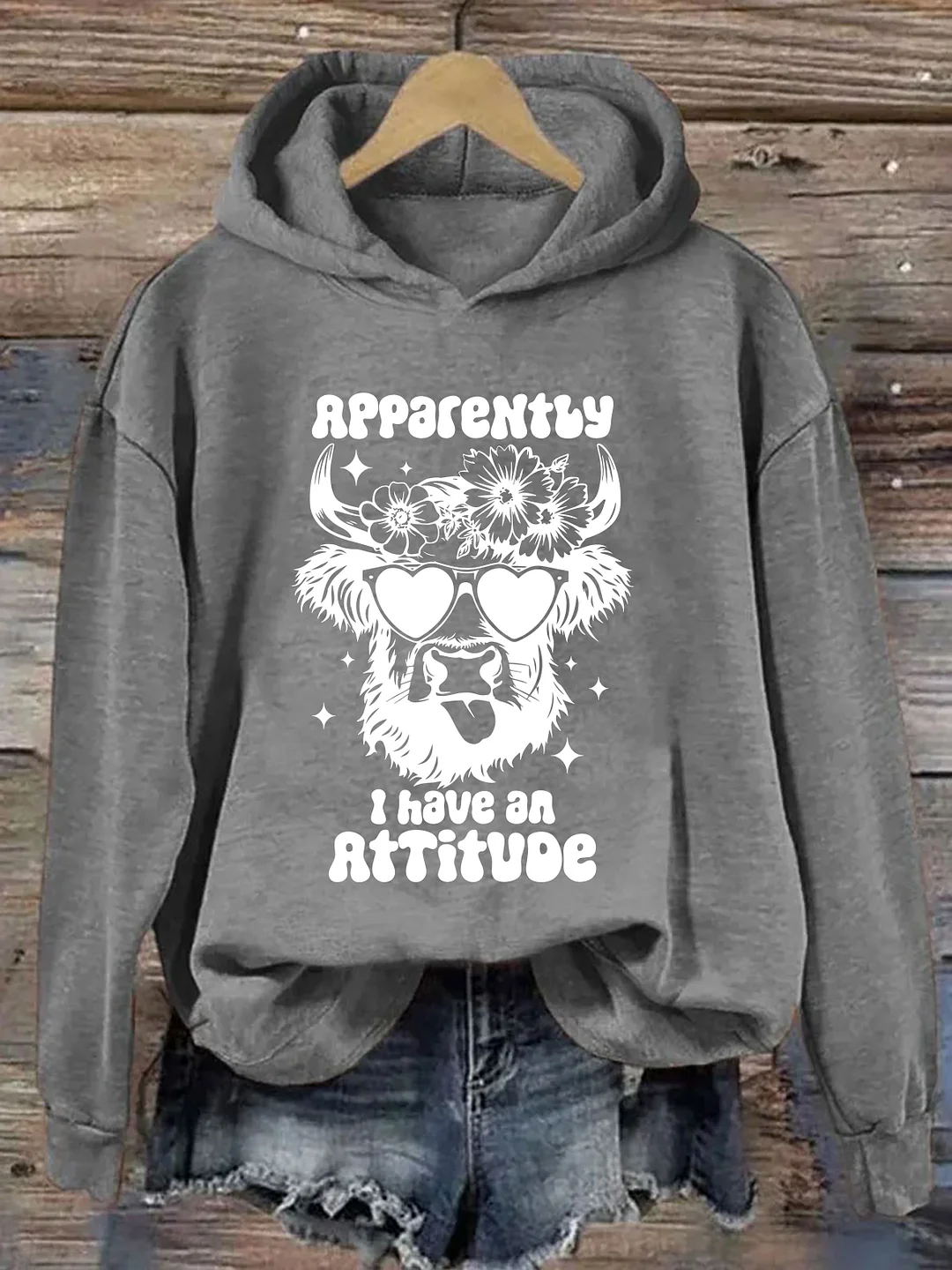 Apparently I Have An Attitude Hoodie