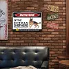 Warning - Vintage Metal Signs(12*16Inch) - Warning