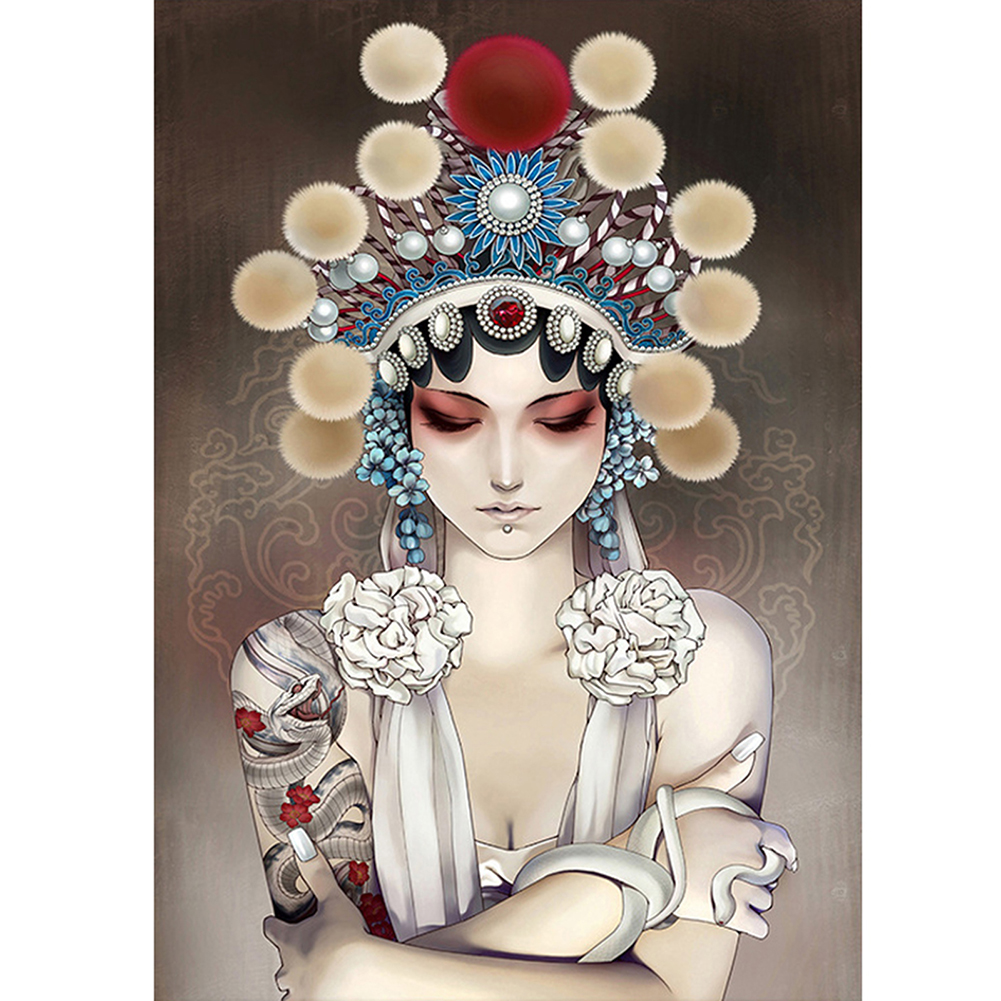 

30*40CM - Special Shaped Diamond Painting - Chinese Opera, 501 Original