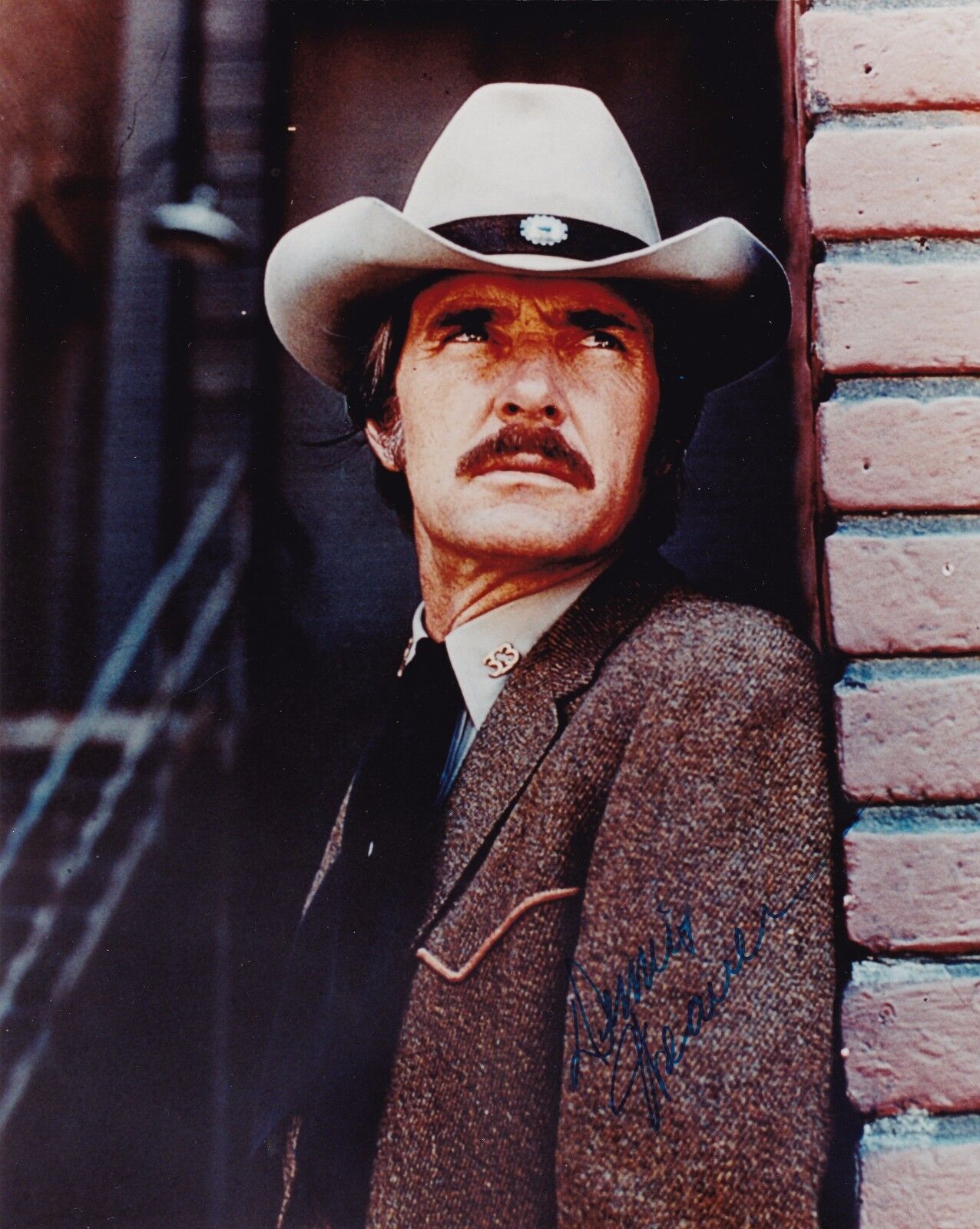 Dennis Weaver McCloud Autographed Signed 8 x 10