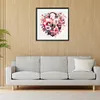 Flower Love Lock - Paint by Numbers Acrylic Painting 40*40cm
