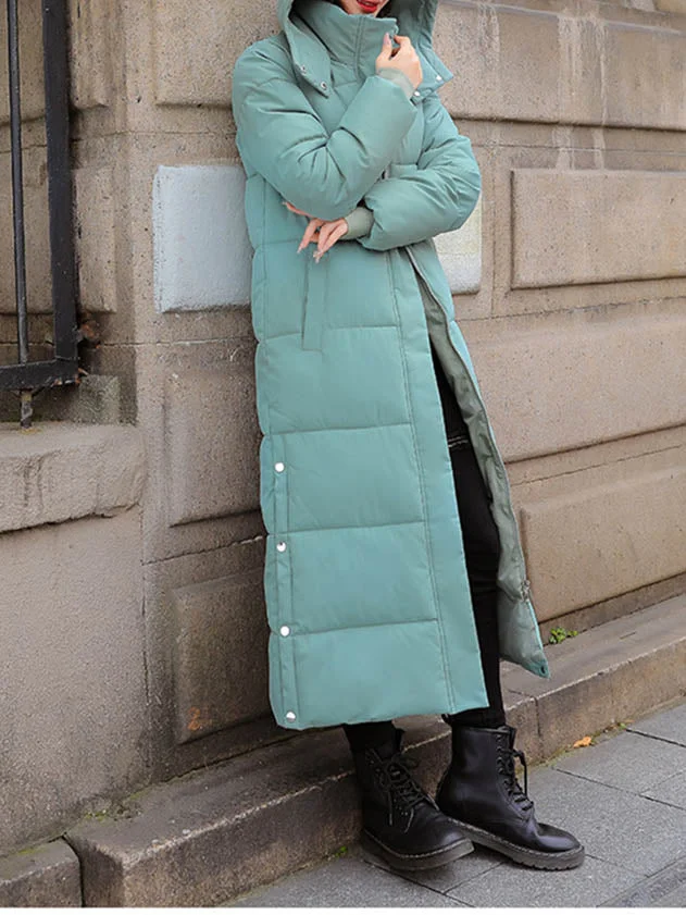 Women Half Sleeve V-neck Solid Color Dress