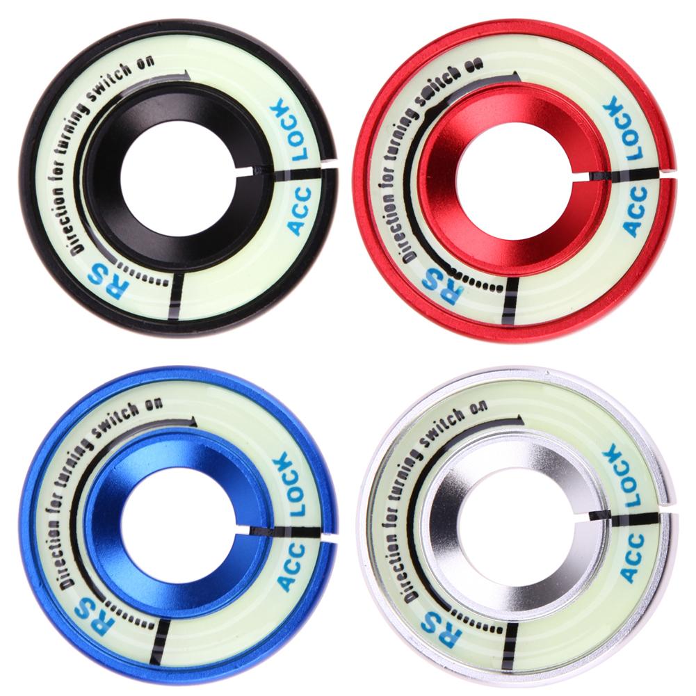 

Aluminum Alloy Luminous Ignition Key Switch Ring Cover Key Hole, 红色, 501 Original