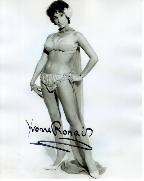 YVONNE ROMAIN Signed Autographed BIKINI Photo Poster painting