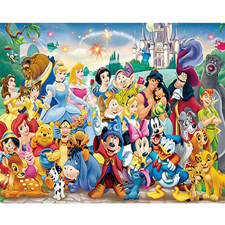 Disney Happy Reunion - Painting By Numbers - 50*40CM gbfke