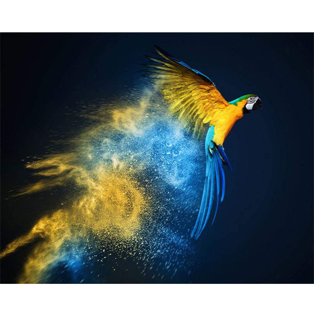 

Parrot - 11CT Stamped Cross Stitch - 36*46CM, 501 Original