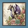 Diamond Painting -DIY Round Drill White Dragon(40x40cm)