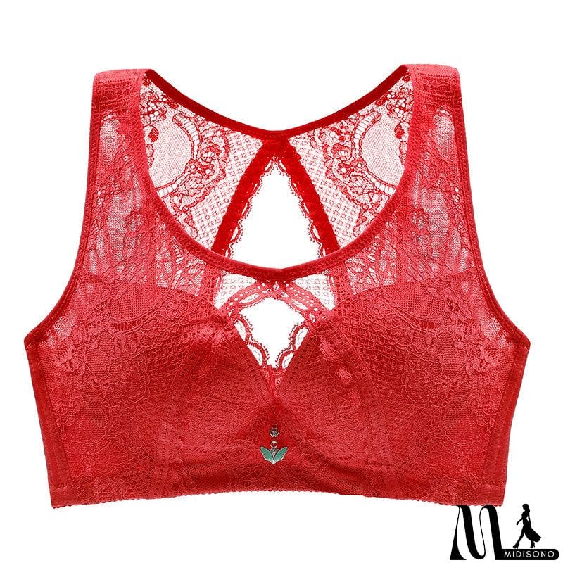 MidiSono - Women's Anti Sagging Sexy Lace Busty Bras