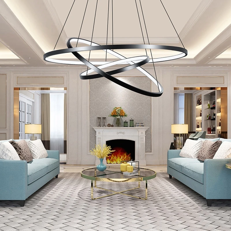 Modern LED Pendant Lights For Kitchen Dining Room Lustre Pendente Hanging Ceiling Lamp Deco Maison Halat Avize AC90-260v
