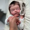 12"&16" Full Soft Solid SIlicone Baby Doll Boy or Girl Emada & Detara Painting and Hand-rooted Hair - RBBI-Myrebornbabydoll&reg; Myrebornbabydoll&reg;