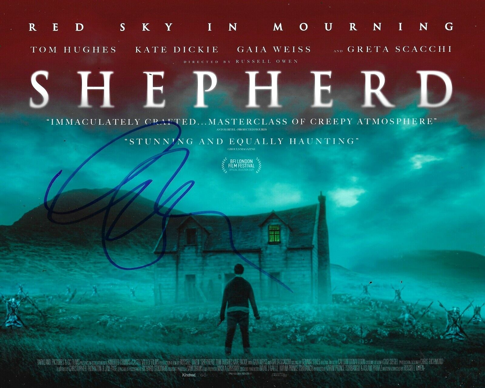 Tom Hughes Signed Shepherd 10x8 Photo Poster painting AFTAL