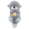 Soothe and Snuggle Otter with Music Lights Portable Plush Baby Toy for Infants