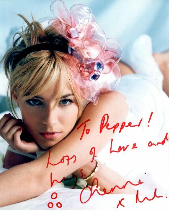 SIENNA MILLER Autographed Signed Photo Poster paintinggraph - To Pepper