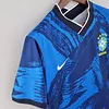 2022 Brazil Classic Blue Football Shirt 1:1 Thai Quality