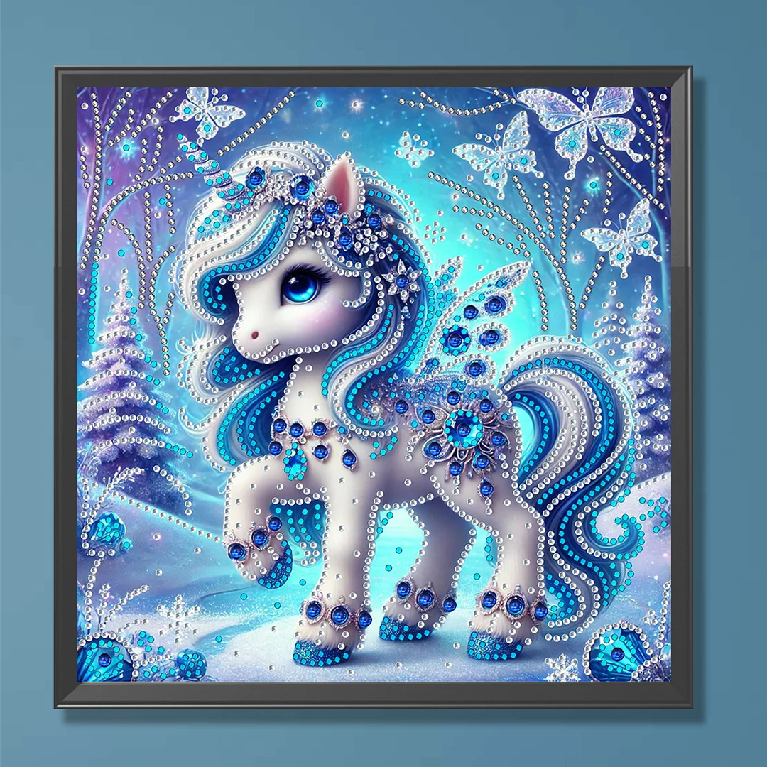 Wildebeest - Partial Special Shaped Drill Diamond Painting Kits (Canvas|30*30cm)