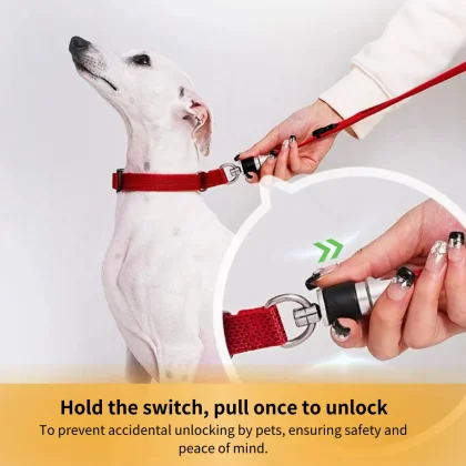 Zalebot Magnetic Dog Leash Is Suitable For Any Dog - Pet Magnetic Rope with  Easy Attachment, Compatible with Any Collar or Harnesses