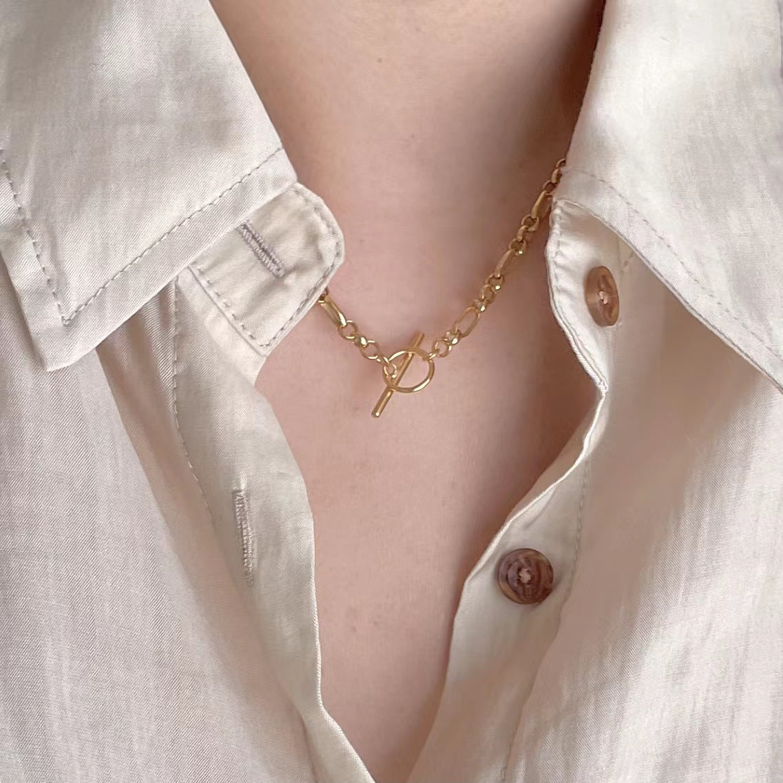 925 Sterling Silver Minimalist Quadrilateral Geometric Silver Necklaces