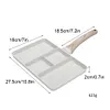4Cup Egg Frying Pan Nonstick Breakfast Omelet Pan for Gas Stove Induction Cooker