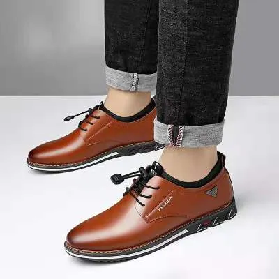 Brand Men's Casual Shoes High Quality Leather Shoes for Men Classic Comfortable Men's Dress Shoes Outdoor Men's Driving Shoes