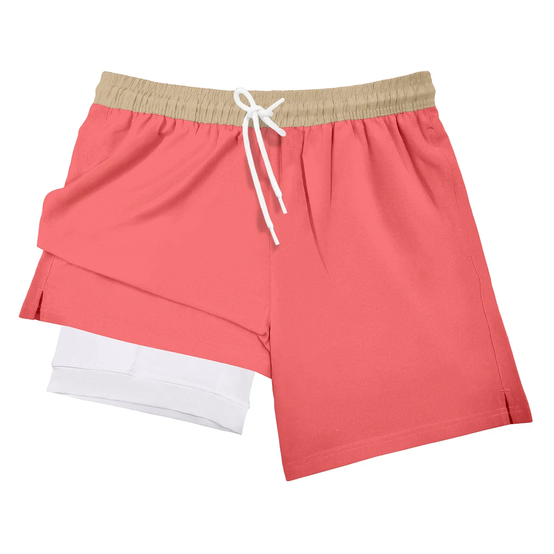 Hot Pink  (Hybrid Gym/Swim Shorts)