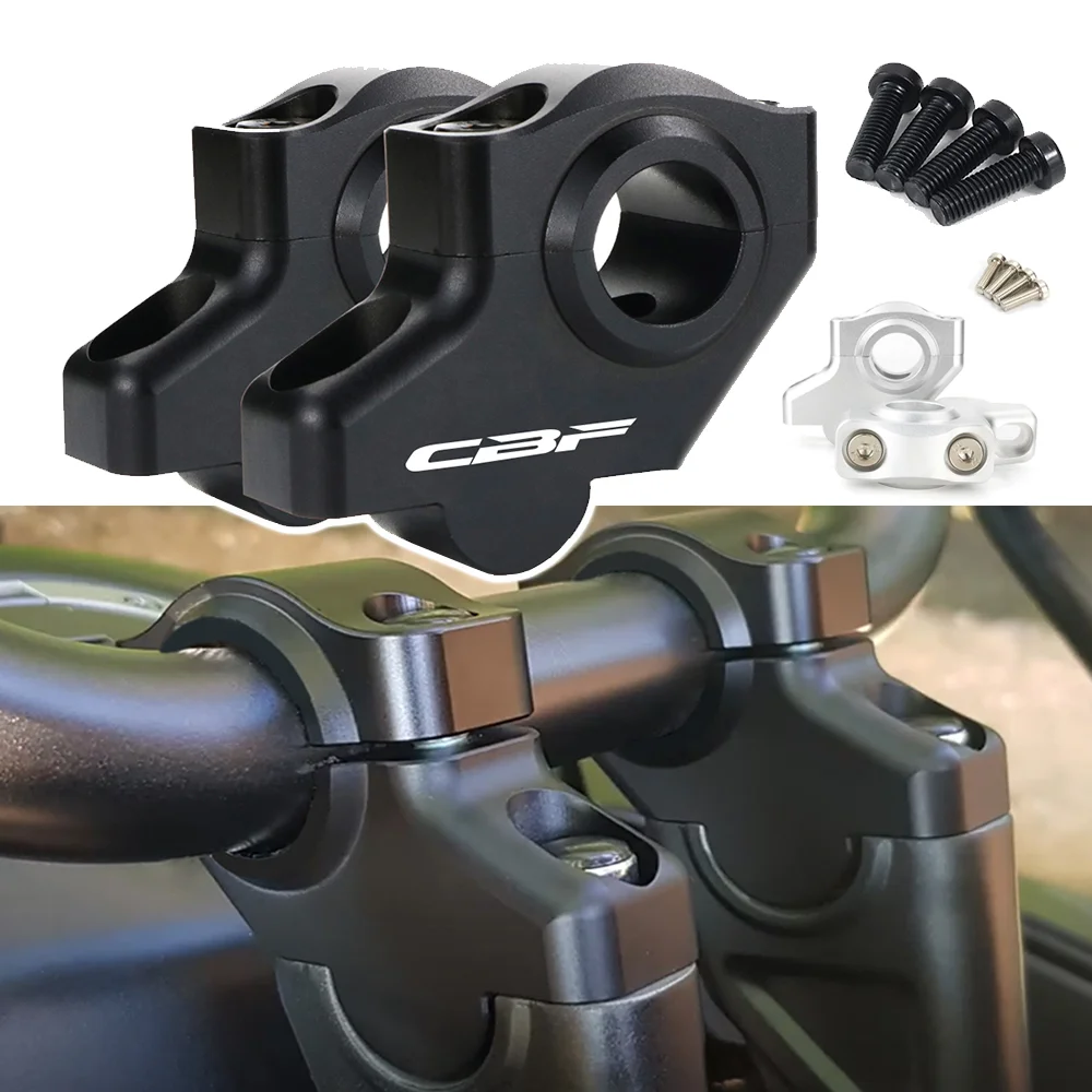 Handlebar Risers For Honda CBF1000 2006-2019 CBF500 CBF600 22mm 7/8" Offset 