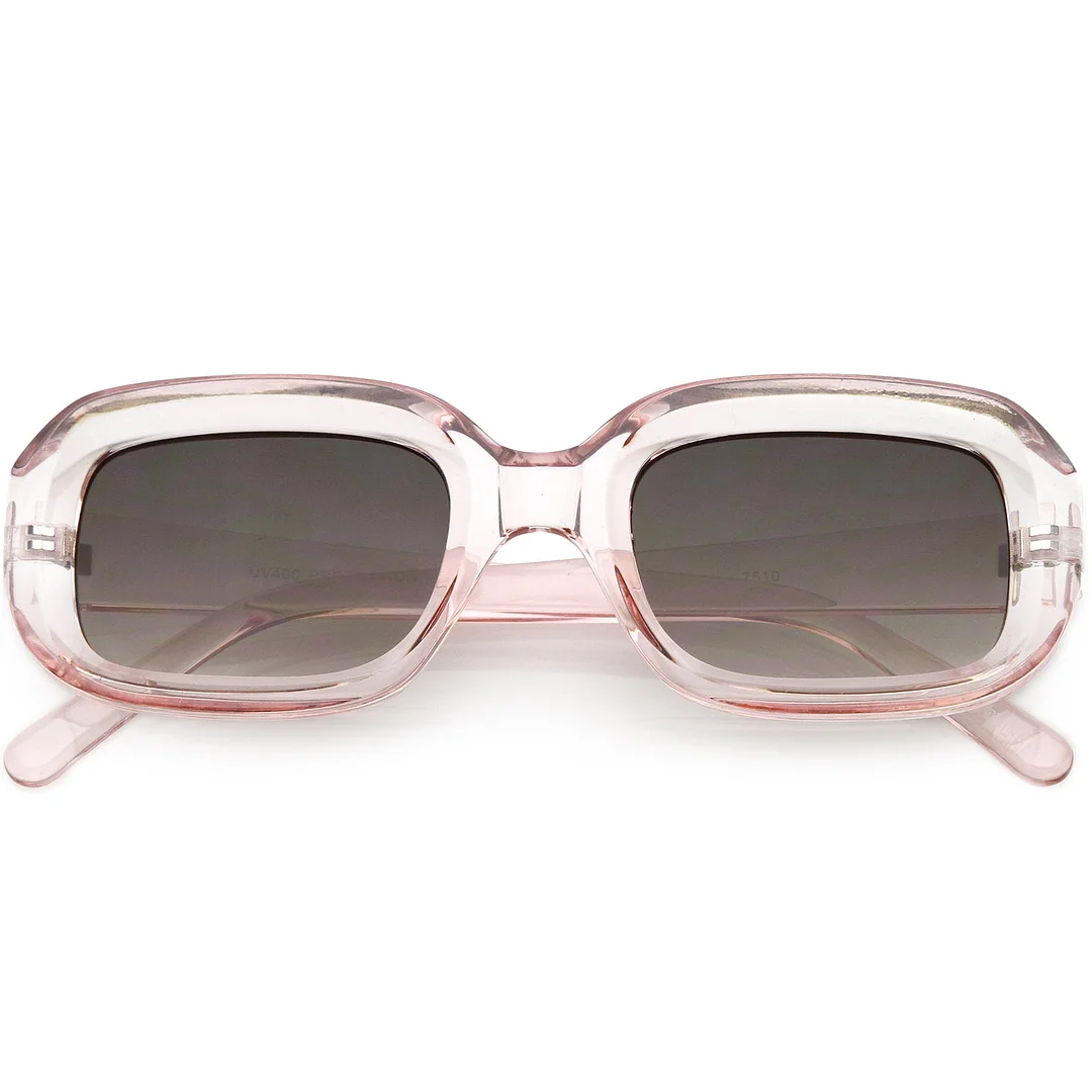 Chunky Rectangle glasses Neutral Colored Lens 50mm