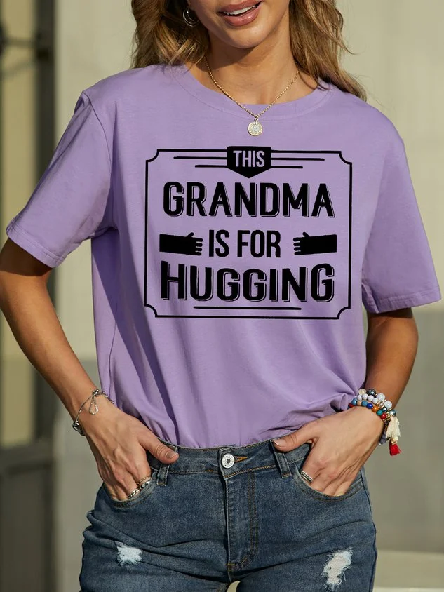 Grandma Is For Hugging Women's Shirts & Tops socialshop