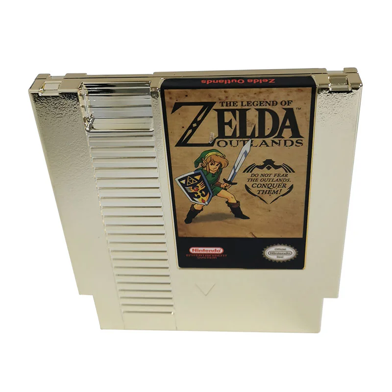 The Legend of Zelda: Outlands For Nintendo NES - 8 Bit Game Cartridge