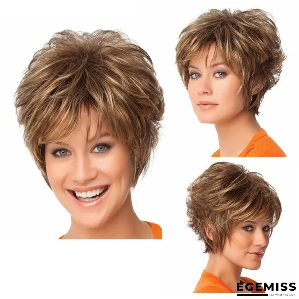 Fashion Short Curly Hair Chemical Fiber Headgear | EGEMISS