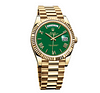 The Rolex Day-Date 40 With Green Lacquered Dial 228238