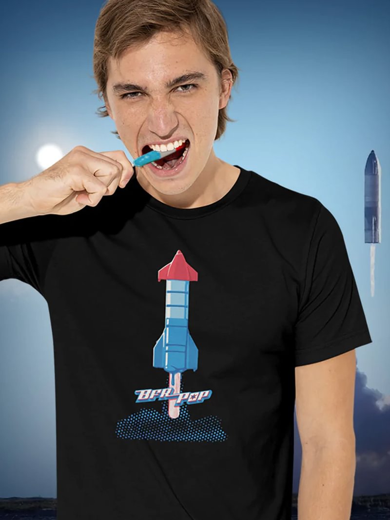 Fashion Rocket Graphic Printed Men's T-Shirt in  mildstyles