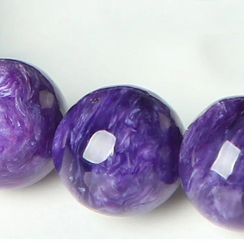 Natural Amethyst Crystal Meditation Balance Bracelet
