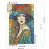 (40*60cm)Lady - Full Round Drill Diamond Painting