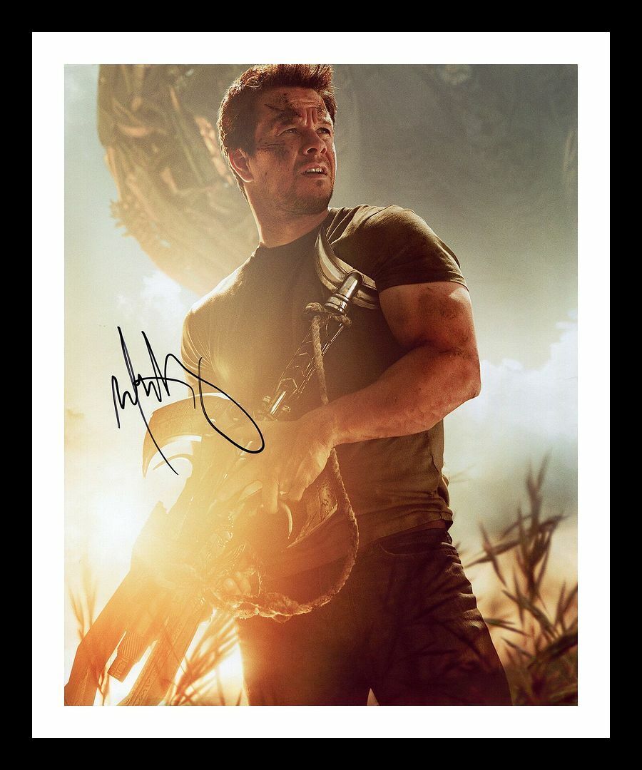 Mark Wahlberg - Transformers Autographed Signed & Framed Photo Poster painting