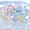 30PCS Crystal Square Colorful Acrylic Beads DIY Jewelry