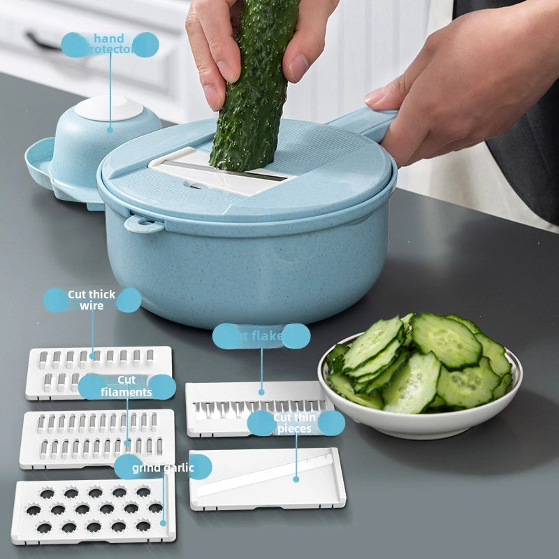 Kitchen Multi-function Vegetable Cutter Potato Shredder Household Grater Grater Grater Potato Slice Slicer