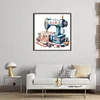 Sewing Machine-18CT Stamped Cross Stitch 25*25cm/9.84*9.84in tapestrymarket