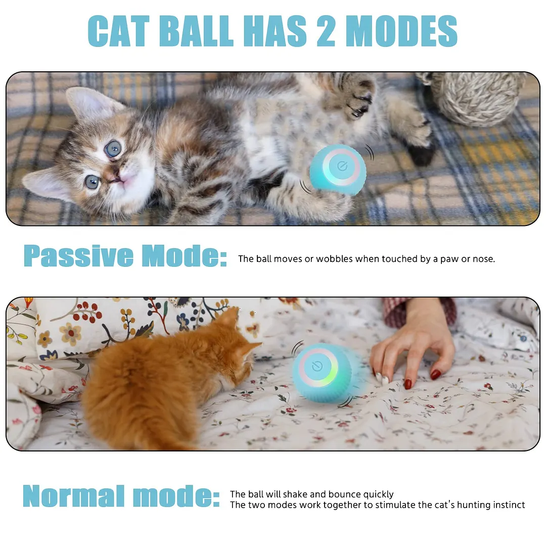 2 in 1 Simulated Interactive hunting cat toy - BUY 2 VIP SHIPPING