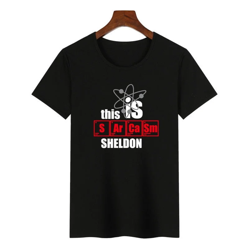 Women The Big Bang Theory Graphic Tee Shirt Femme Funny Harajuku This Is Sheldon T Shirt Korean Tops Kawaii Streetwear Gift