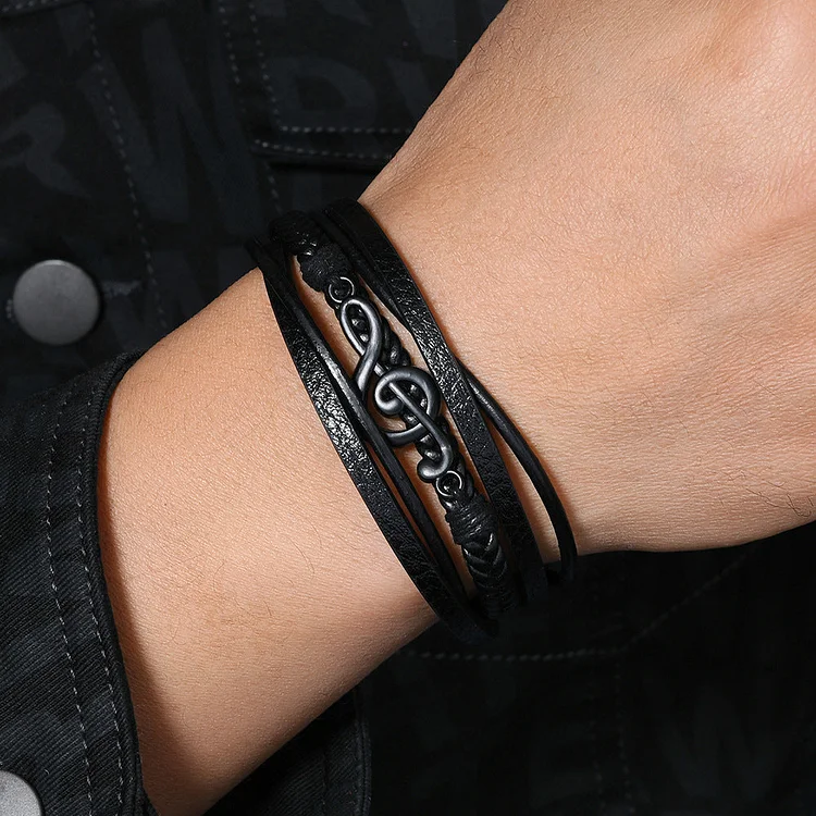 RYTHME - BRACELET EN CUIR POUR LES MELOMANES