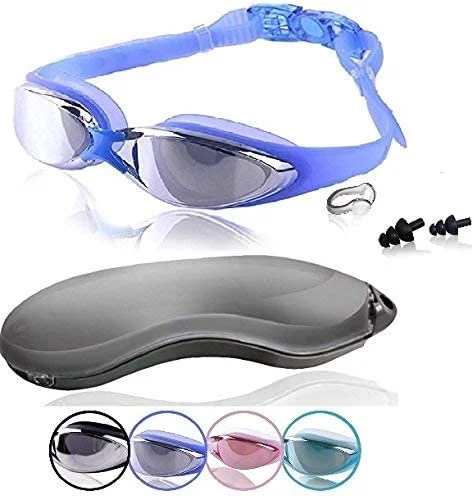 Swim Goggles | Swimming Goggles For Men Women Adults - Best Non Leaking Anti-Fog UV Protection Clear Vision