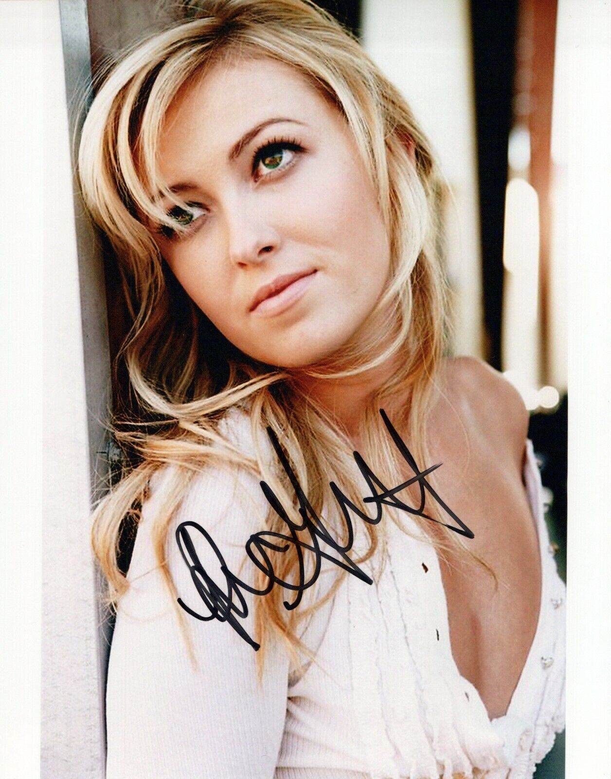 Paulina Gretzky head shot autographed Photo Poster painting signed 8x10 #1