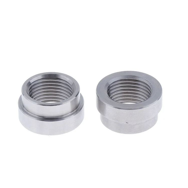 2PCS 1/4|1/2|3/8|1/8|3/4NPT M16 M18 Modified Automotive Aluminium Weld Nuts  Weld Thread Fittings