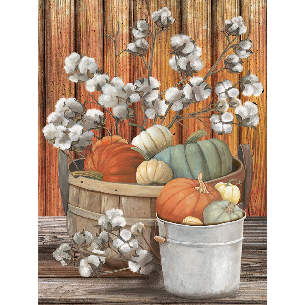 

Multi-Size) Pumpkins - Round/Square Drill Diamond Painting, Square diamond, 501 Original