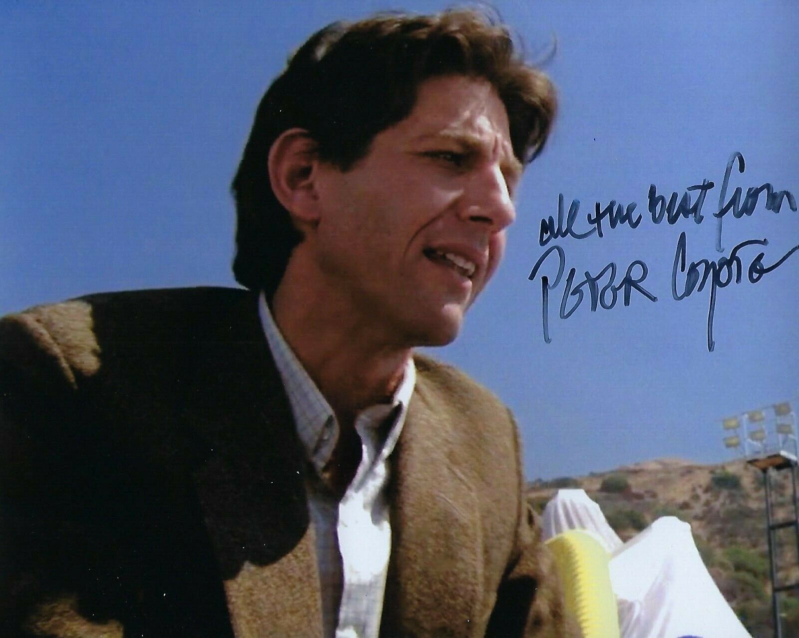 GFA E.T. the Extra-Terrestrial Keys * PETER COYOTE * Signed 8x10 Photo Poster painting P3 COA