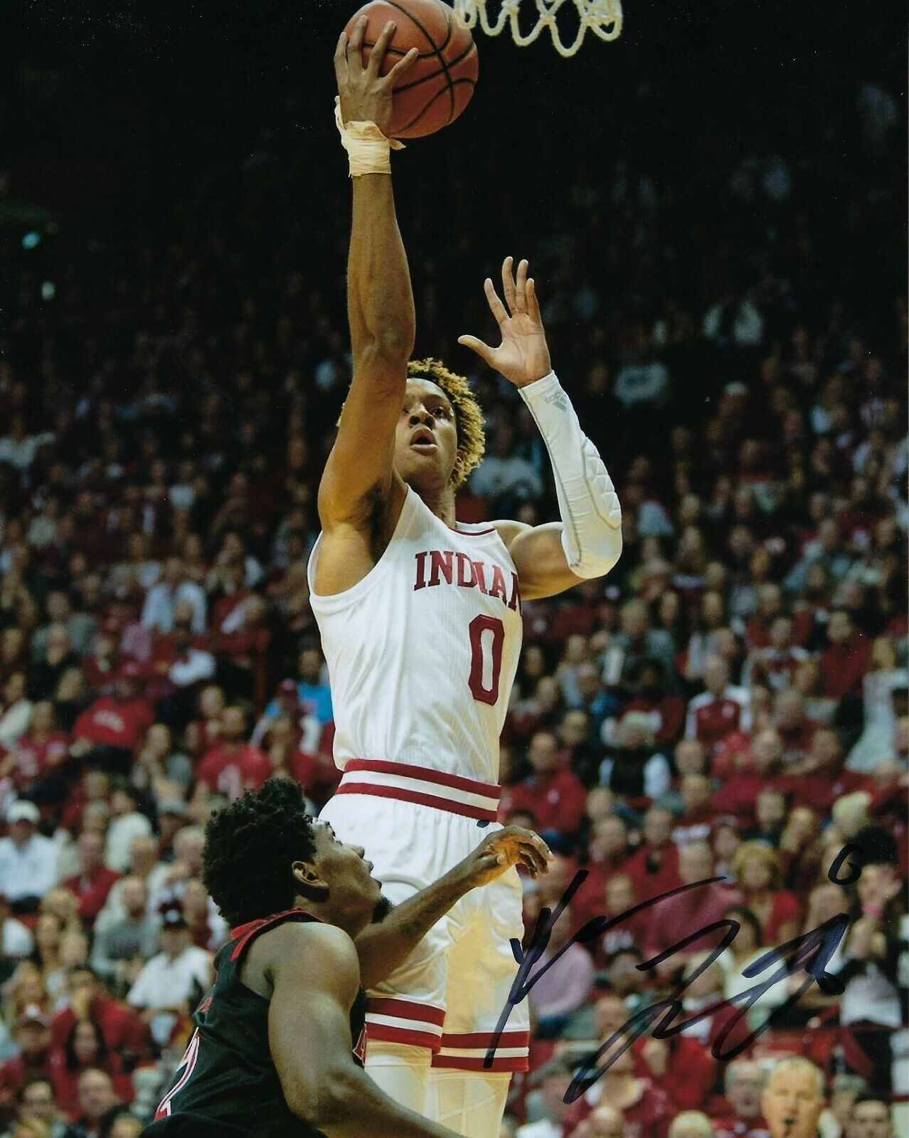 GFA Indiana Hoosiers Star * ROMEO LANGFORD * Signed 8x10 Photo Poster painting COA