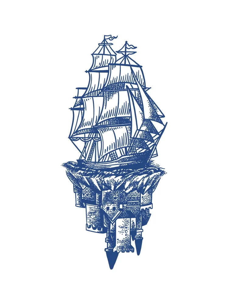 KT51-100 Semi-permanent herbal juice tattoo sticker flower arm clavicle non-reflective simulation tattoo big picture