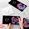 Ensemble de cartes de v&oelig;ux 12PCS couples DIY avec des enveloppes pour adultes