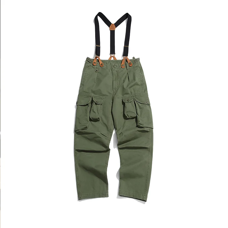 American Loose Multi-pocket Overalls (Straps Not Included)